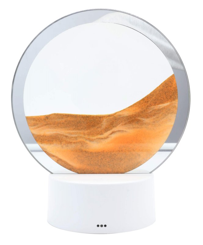 Lampe Sable Ronde 18cm - Orange